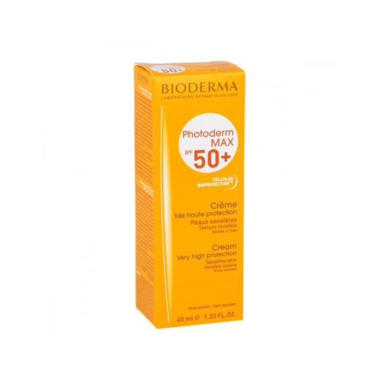 کرم ضد آفتاب بی رنگ بایودرما مدل فتودرم مکس مناسب برای پوست خشک و معمولی با SPF50