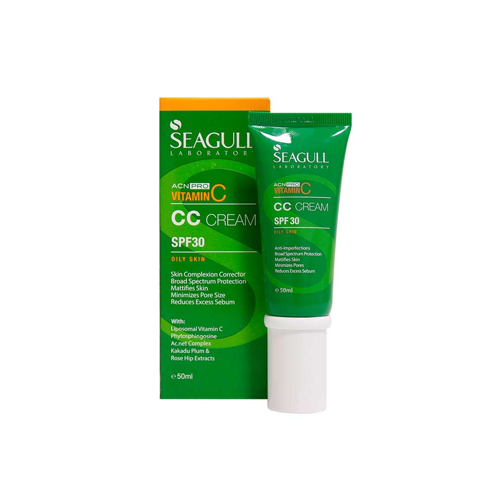 سی سی کرم رنگی متعادل کننده چربی پوست سی گل با SPF30