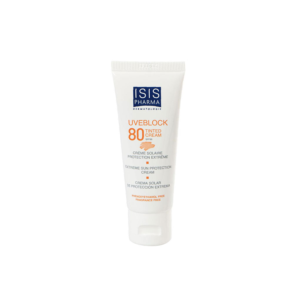 کرم ضدآفتاب رنگی آیسیس فارما با SPF80