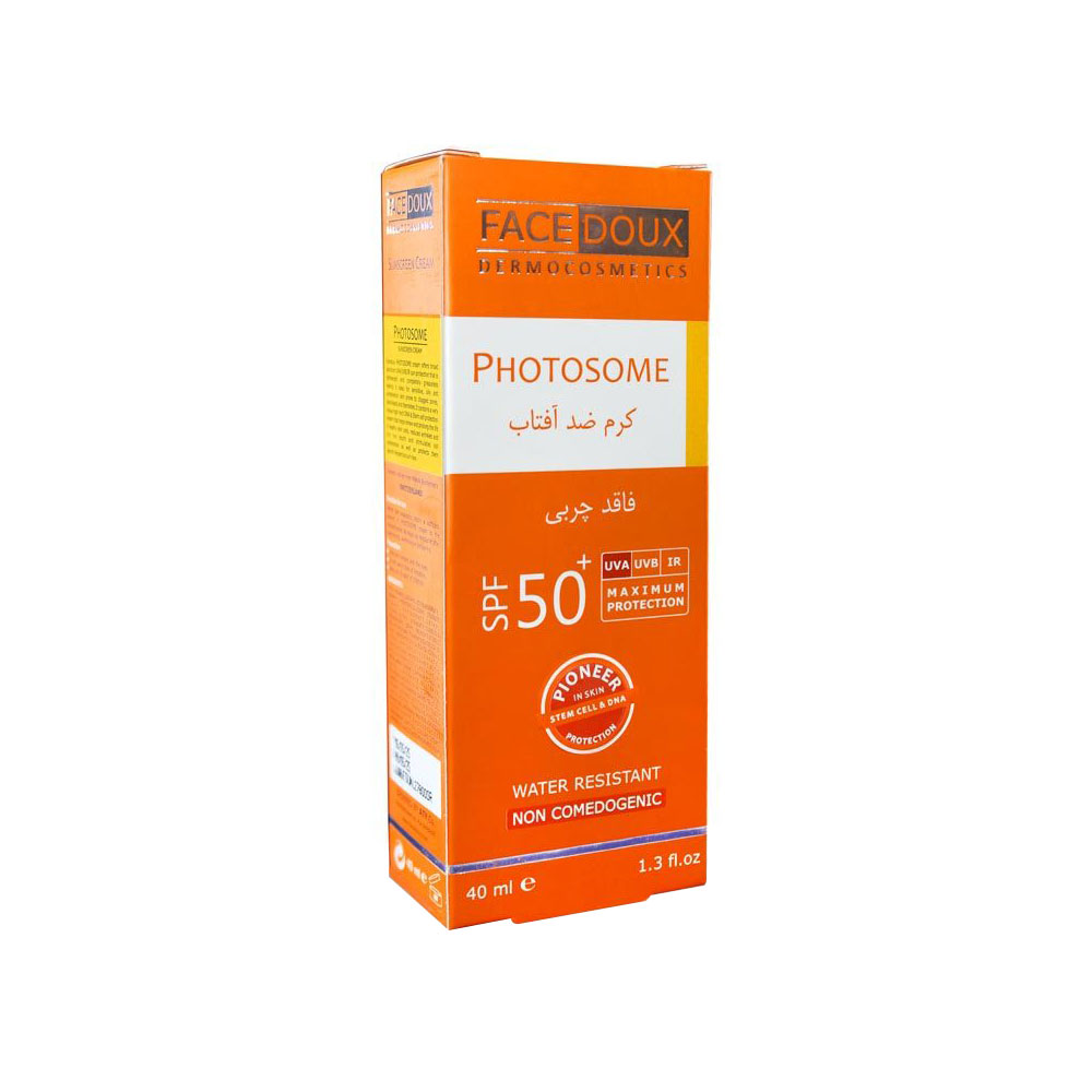  کرم ضدآفتاب فیس دوکس غیر رنگی اس پی اف 50 