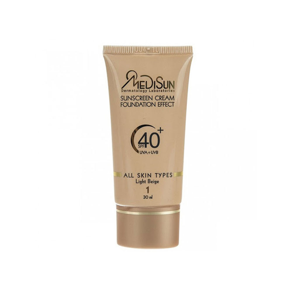 کرم ضد آفتاب رنگی مدیسان با SPF40