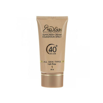 کرم ضد آفتاب رنگی مدیسان با SPF40