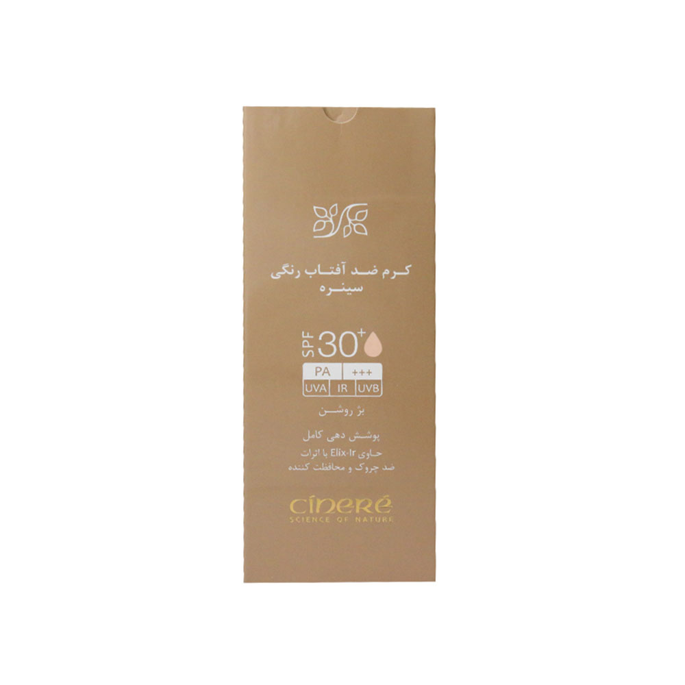 کرم ضدآفتاب سینره مدل مینرال با SPF30