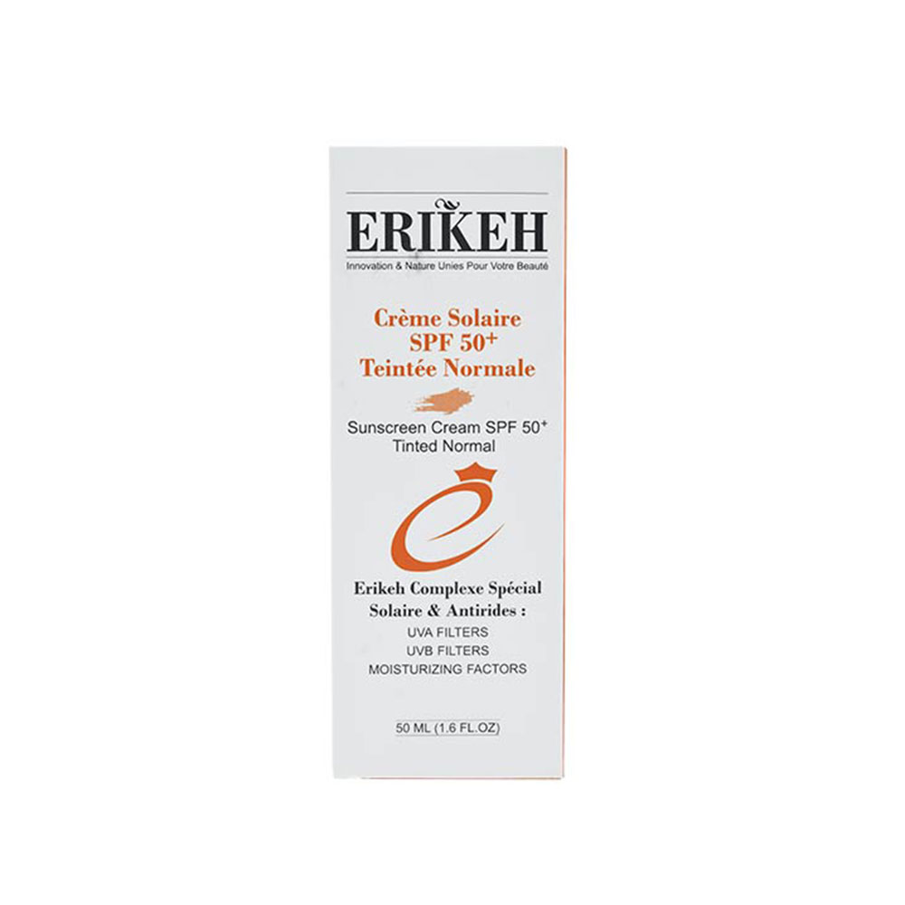 کرم ضد آفتاب اریکه مخصوص پوست نرمال رنگی با SPF50