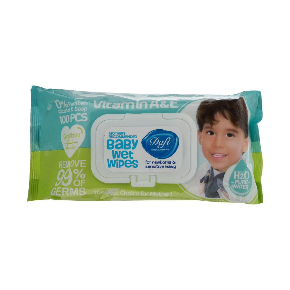 دستمال مرطوب پاک کننده پوست دافی مناسب برای کودکان