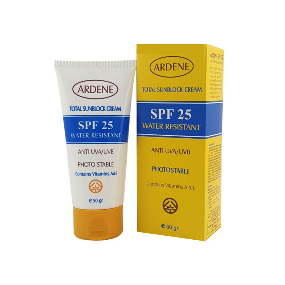 کرم ضد آفتاب آردن با SPF25