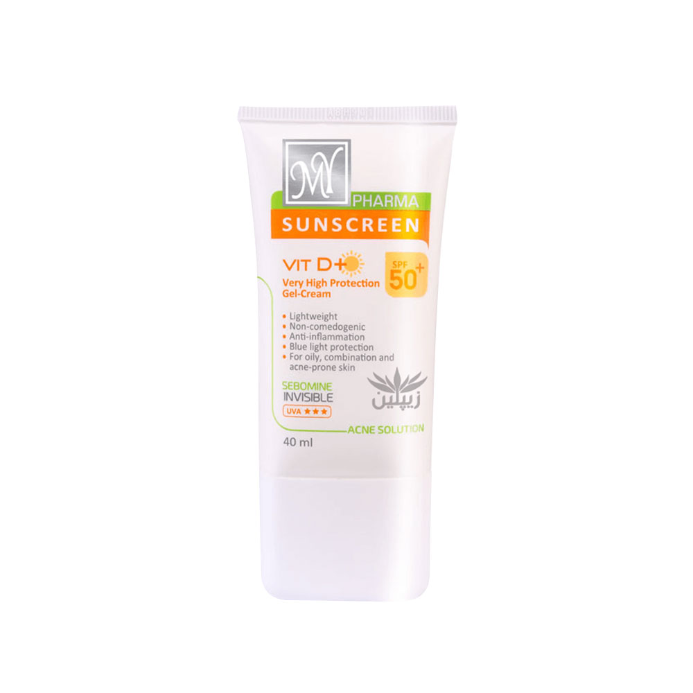 کرم ضد آفتاب فاقد چربی مای فارما مدل اکنه سلوشن با SPF50