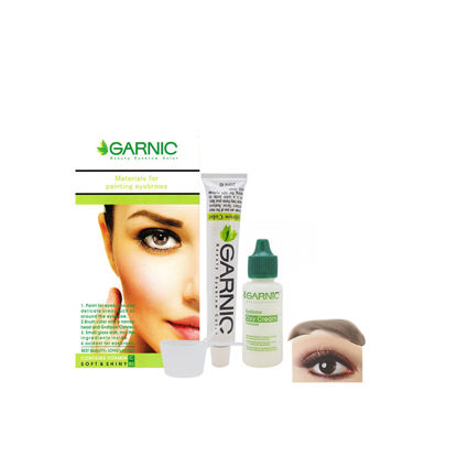 کیت رنگ ابرو گیاهی گارنیک کد GC9
