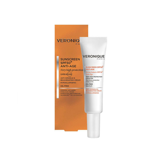 کرم ضد آفتاب بهبود دهنده چروک ورونیک مناسب برای پوست چرب با +SPF50