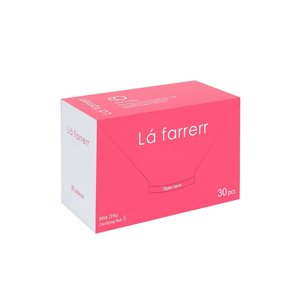 پد پاکسازی پوست لافارر حاوی 3% بی اچ آ شماره 5