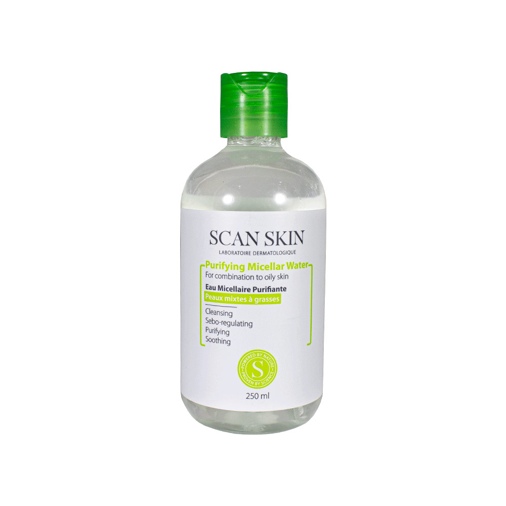 محلول پاک کننده آرایش اسکن اسکین مناسب برای پوست چرب و مختلط