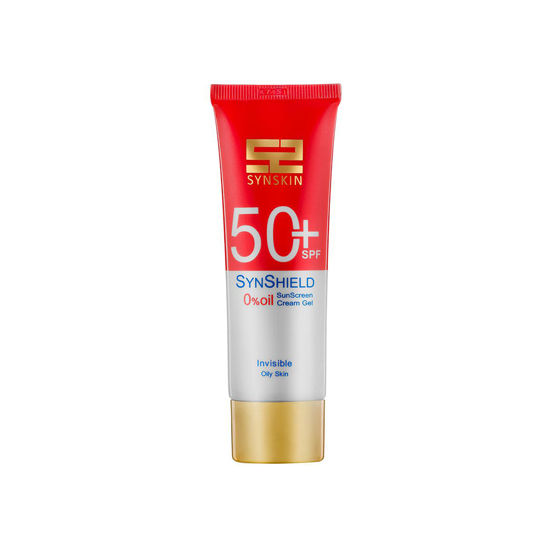 ژل کرم ضد آفتاب بی رنگ ساین اسکین مدل ساین شیلد مناسب برای پوست چرب با SPF50+