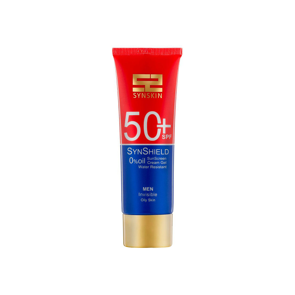 ژل کرم ضدآفتاب مردانه ساین اسکین مدل ساین شیلد با SPF50+