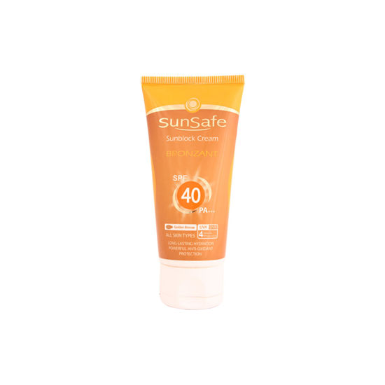 کرم ضد آفتاب رنگی سان سیف مدل برنزانت با SPF 40