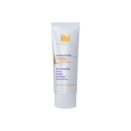 کرم ضد آفتاب بی رنگ مات کننده آنژسل مناسب برای پوست چرب با +SPF50