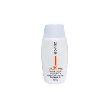 کرم ضد آفتاب بی رنگ ژیناژن مناسب برای پوست معمولی و خشک با SPF50
