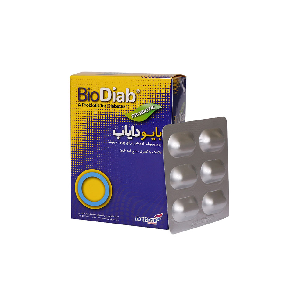 کپسول بایو دایاب تک ژن فارما 30 عددی