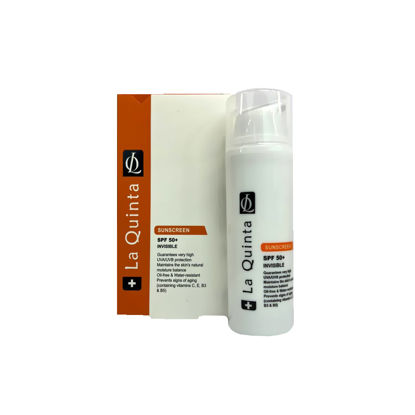 تصویر  کرم ضد آفتاب بی رنگ لاکویینتا مناسب برای انواع پوست باSPF50