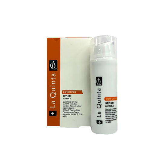 کرم ضد آفتاب بی رنگ لاکویینتا مناسب برای انواع پوست باSPF50