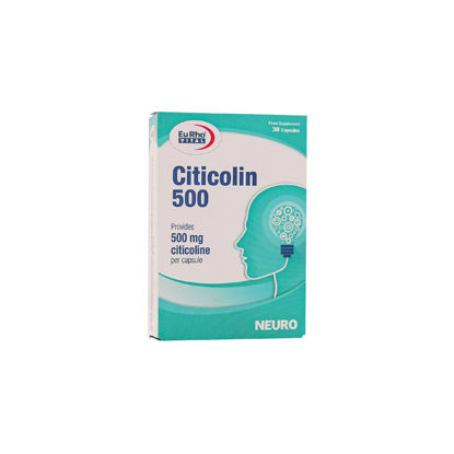 کپسول سیتی کولین 500 میلی گرم یوروویتال 30 عددی