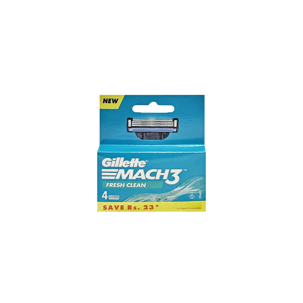 تیغ یدک 3لبه ژیلت مدل مچ 3 فرش کلین