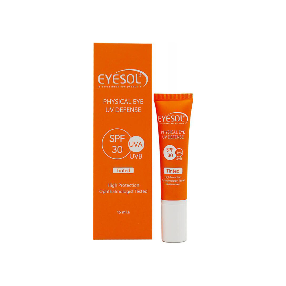 کرم ضد آفتاب رنگی دور چشم آیسول با SPF30