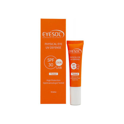 کرم ضد آفتاب رنگی دور چشم آیسول با SPF30