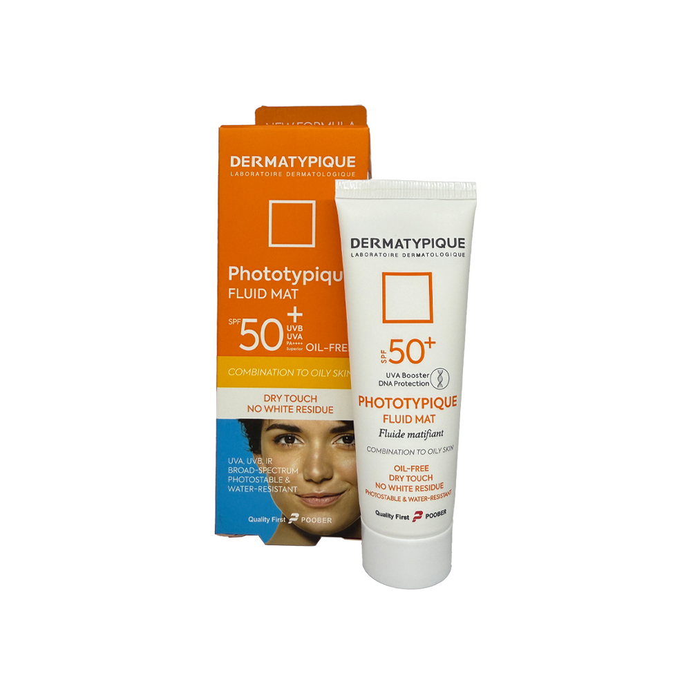 فلوئید ضد آفتاب مات کننده درماتیپیک مدل فتوتیپیک با SPF50+