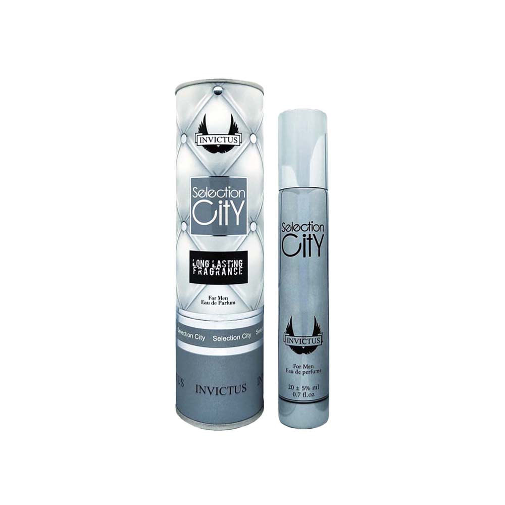 عطر جیبی مردانه سلکشن سیتی مدل اینویکتوس
