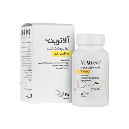 کپسول آلاتریت 300 میلی گرم آلفا لیپوئیک اسید تچرا فارمد 60 عددی