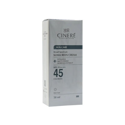 کرم ضد آفتاب مردانه سینره مناسب برای پوست چرب با SPF45