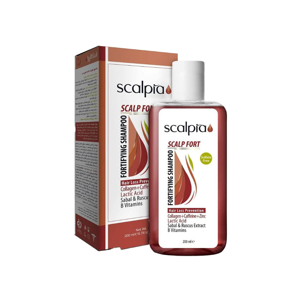 شامپو تقویت کننده مو اسکالپیا مدل اسکالپ فورت