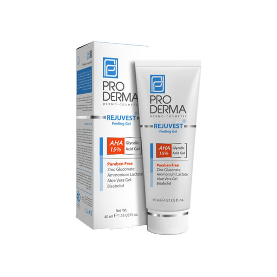 ژل لایه بردار پرودرما مدل رژووست حاوی 15% AHA