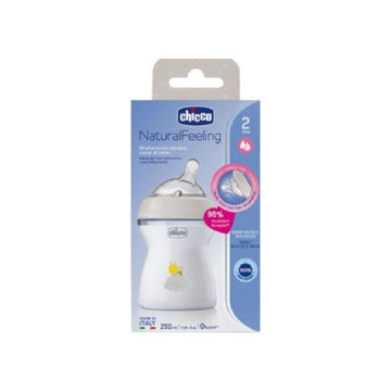 شیشه شیر چیکو مدل نچرال فیلینگ مناسب بالای ۲ ماه