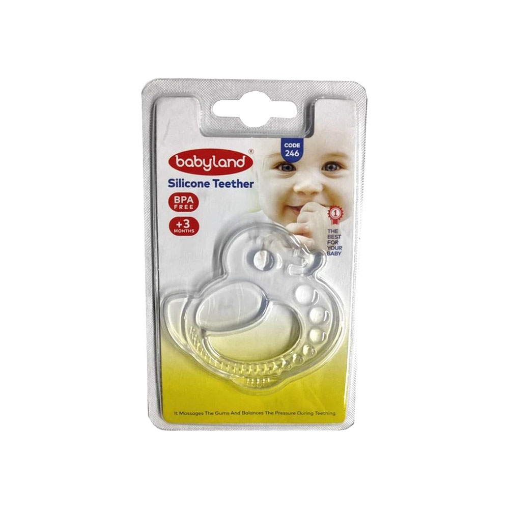 دندان گیر سیلیکونی بیبی لند کد246