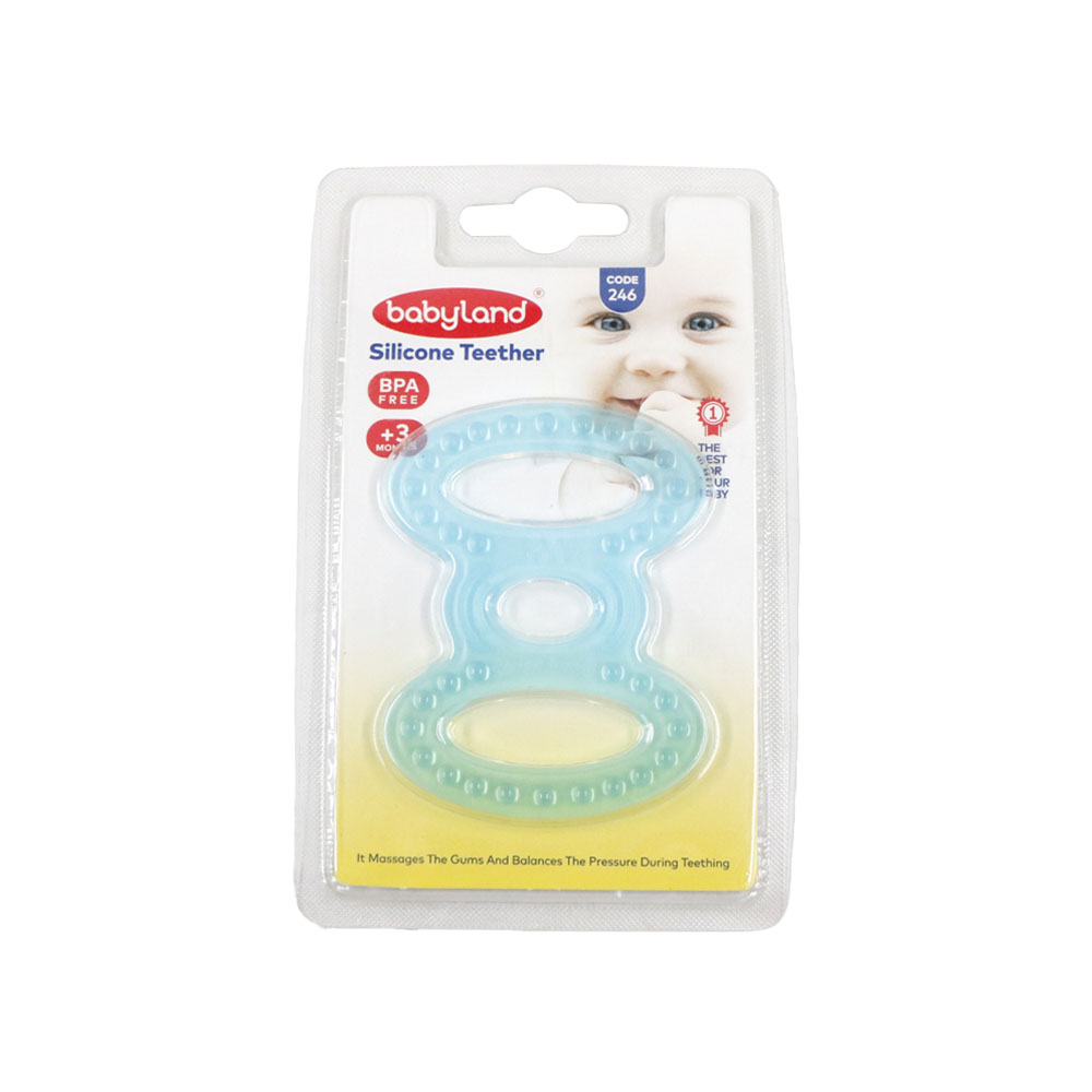 دندان گیر سیلیکونی بیبی لند کد246