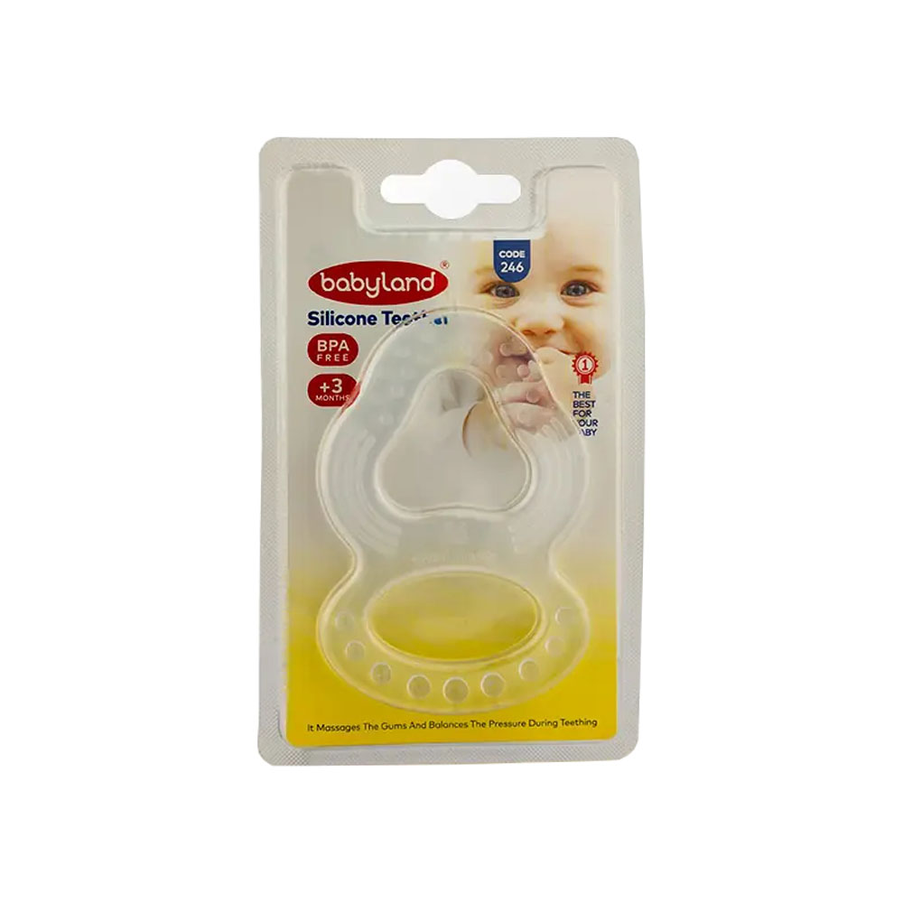 دندان گیر سیلیکونی بیبی لند کد246