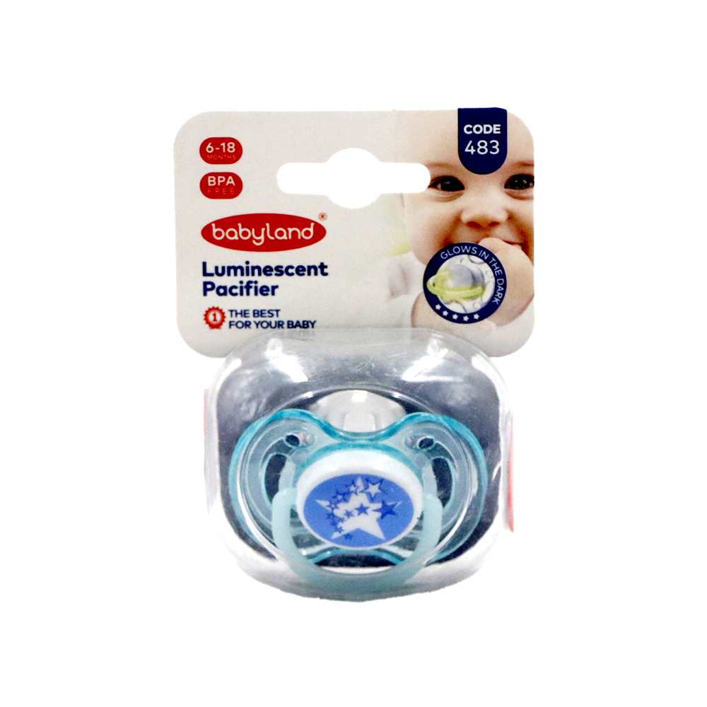 پستانک ارتودنسی شب تاب بیبی لند کد 483