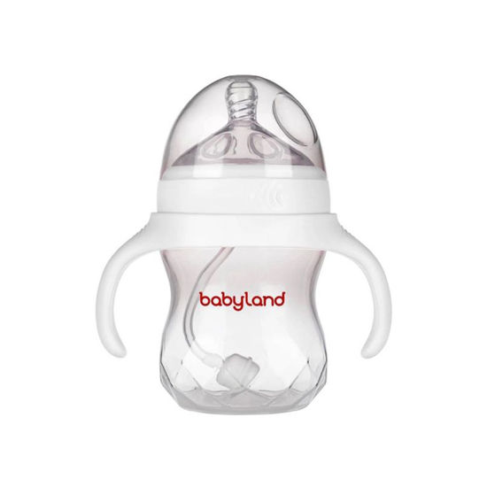 شیشه شیر ضد کولیک بیبی لند کد 201 مناسب برای 3- 6 ماه