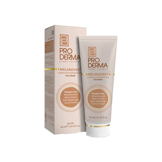 ماسک روشن کننده پوست پرودرما مدل ملانو وست