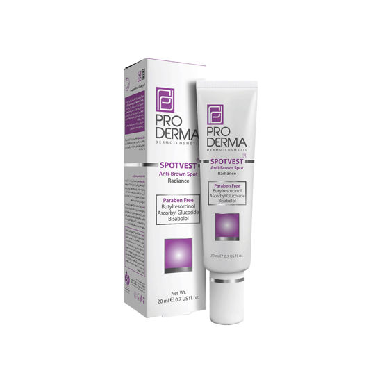 کرم روشن کننده لک ‌های پوست پرودرما مدل اسپات وست