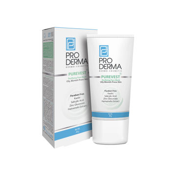 ماسک پاکسازی کننده پوست صورت پرودرما مدل پیور وست