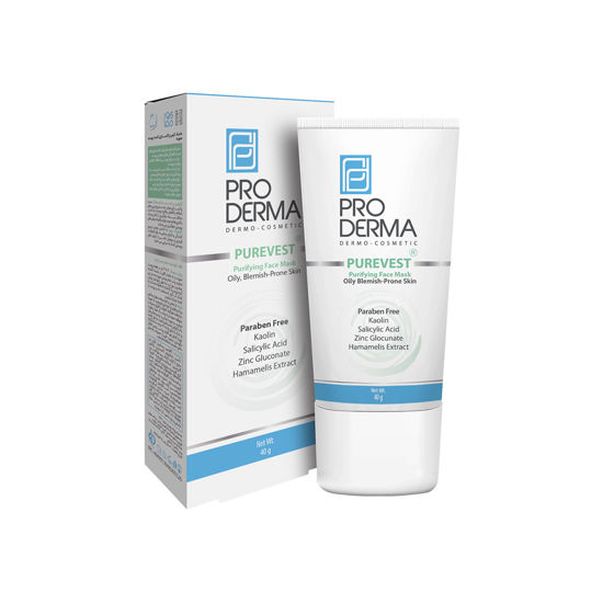 ماسک پاکسازی کننده پوست صورت پرودرما مدل پیور وست