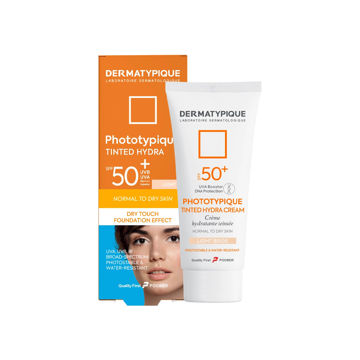 کر م ضد آفتاب مرطوب کننده رنگی درماتیپیک مدل فتوتیپیک با SPF50+