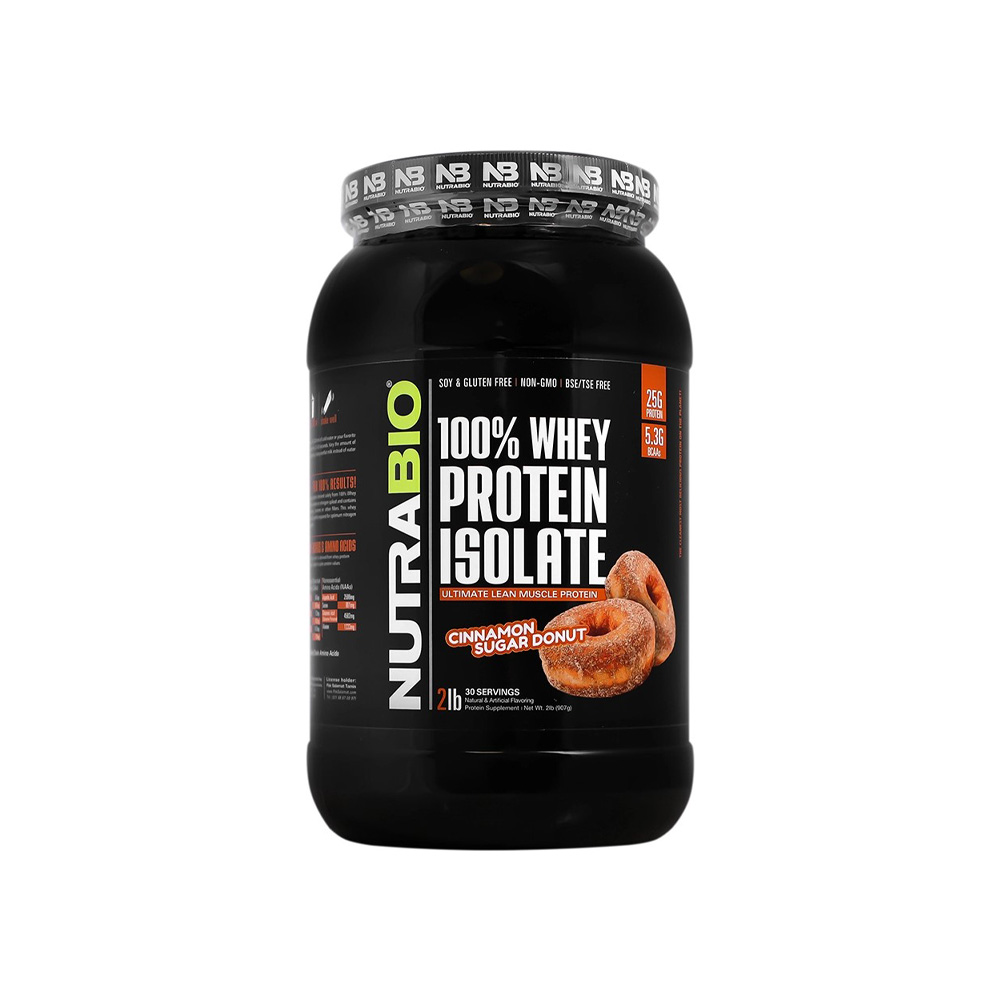 پودر پروتئین وی ایزوله نوترابایو 907 گرمی