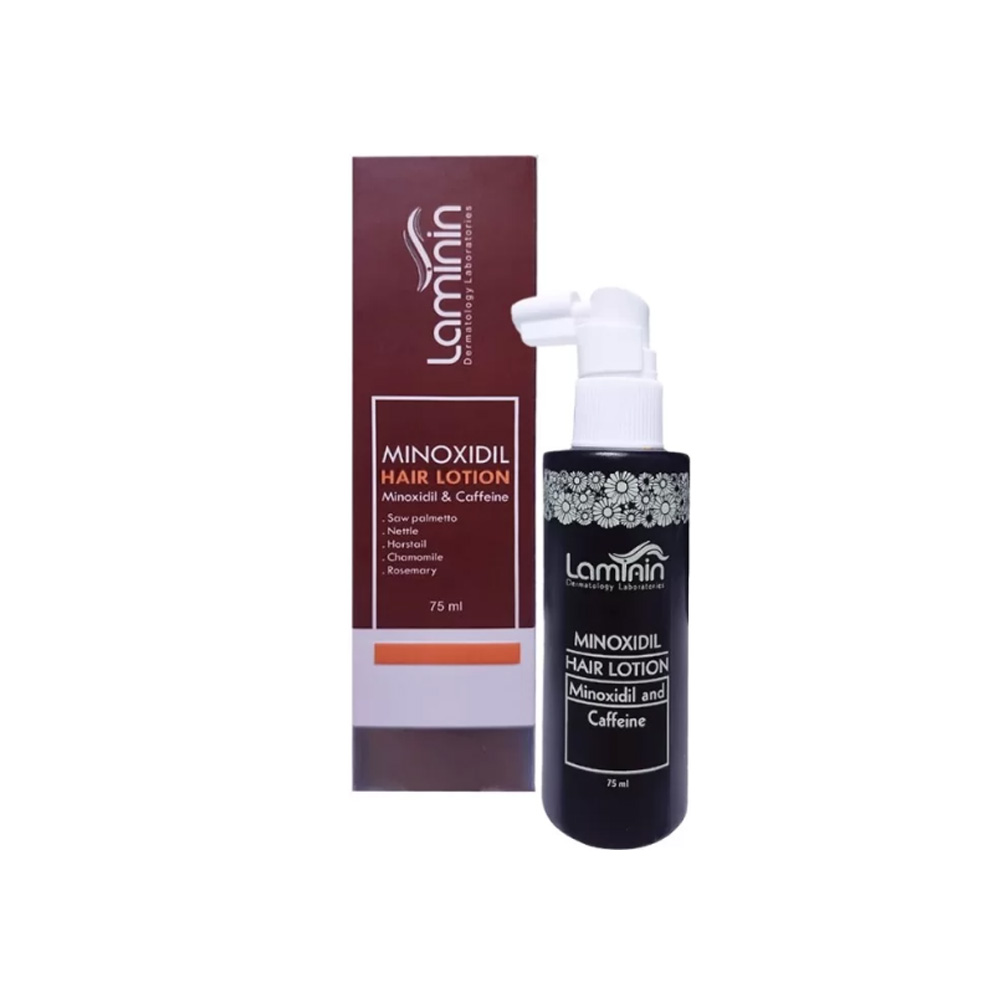 لوسیون ضد ریزش مو لامینین مدل ماینوکسیدیل و کافئین