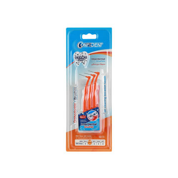 مسواک بین دندانی کانفیدنت مدل ارتودنسی سایز 1