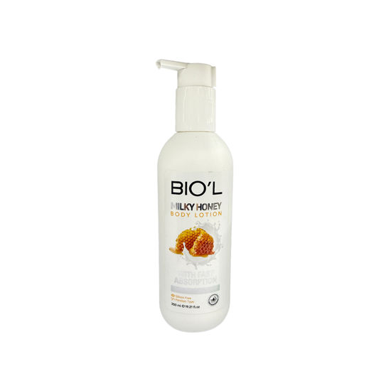 لوسیون مرطوب کننده بدن بیول مدل شیر و عسل مناسب برای پوست خیلی خشک