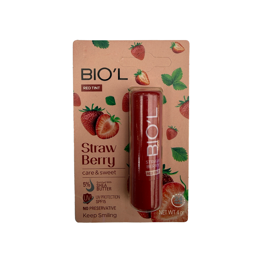 بالم لب نرم کننده بیول با طعم و رایحه توت فرنگی