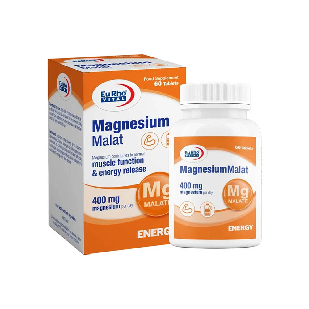 قرص منیزیم مالات یورو ویتال 60 عددی